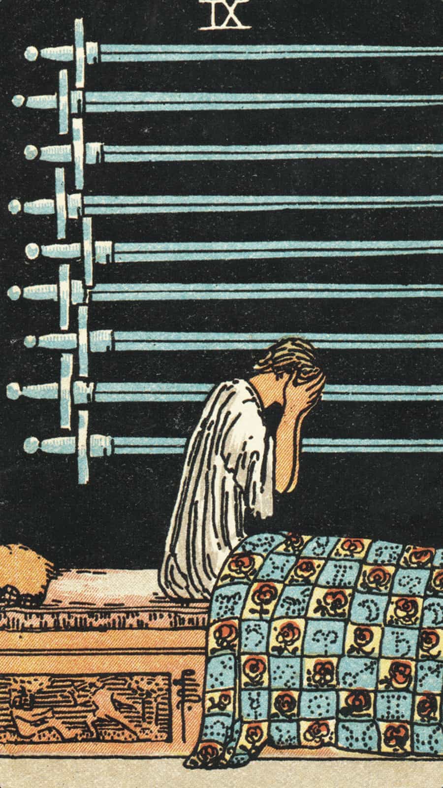 Nine of Swords upright