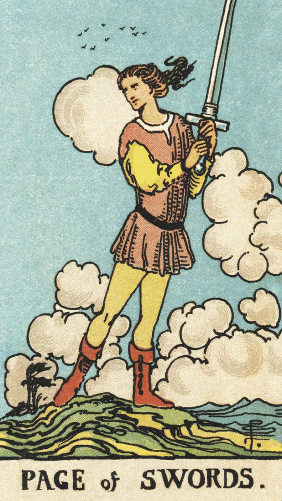 Page of Swords upright