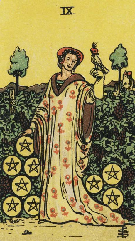 Nine of Pentacles