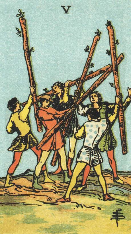 Five of Wands