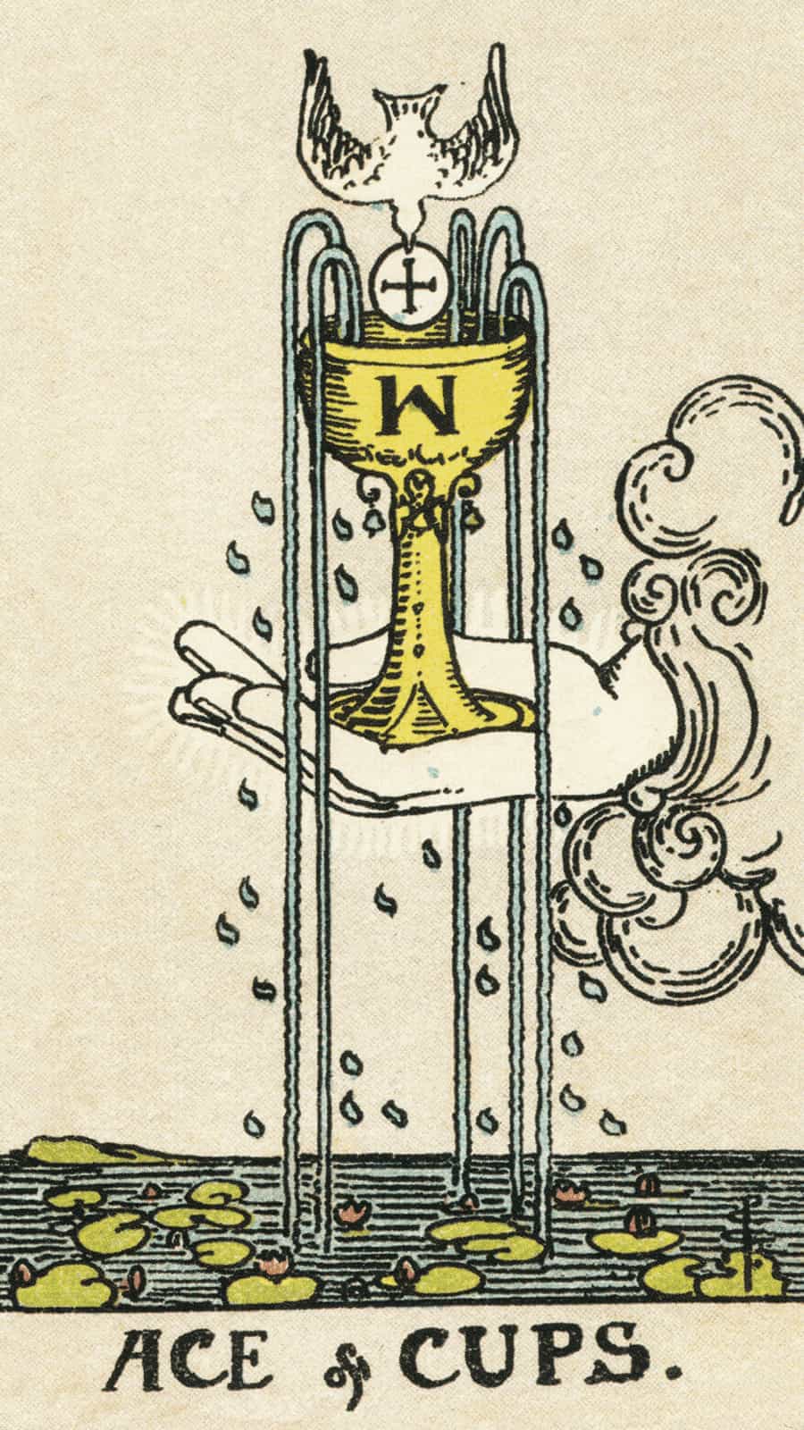 Ace of Cups upright